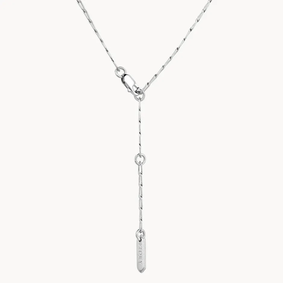 New Thin Flat Curb Chain Necklace in Silver Gifts For Him | 925 Sterling Silver