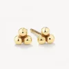 Best Triple Ball Stud Earrings in 10k Gold 10k Gold | Earrings