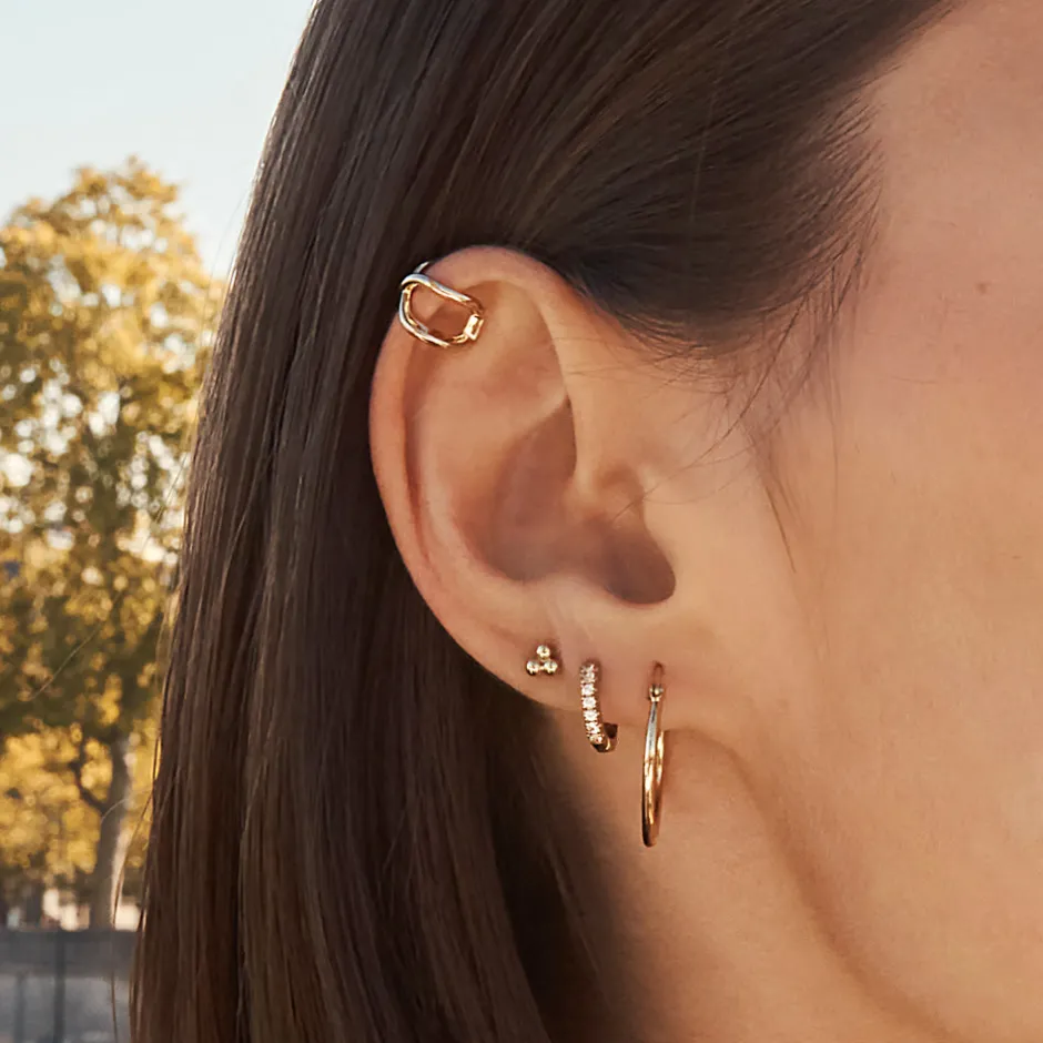 Best Triple Ball Stud Earrings in 10k Gold 10k Gold | Earrings