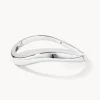 Best Wave Dome Bangle in Silver 925 Sterling Silver | Bracelets & Bangles