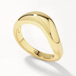 Discount Wave Dome Ring in Gold 18k Fine Gold Plated | Rings