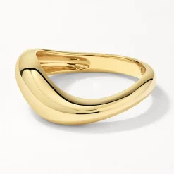 Discount Wave Dome Ring in Gold 18k Fine Gold Plated | Rings