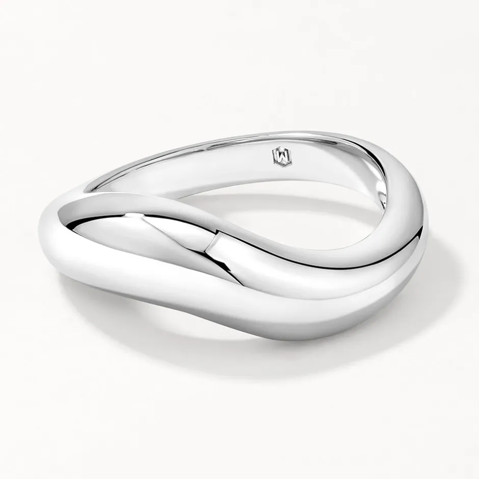Sale Wave Dome Ring in Silver 925 Sterling Silver | Rings