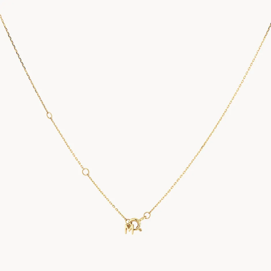 Clearance White Topaz Round Bezel Necklace in 10k Gold Natural Gemstones | Necklaces & Pendants