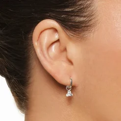 Sale White Topaz Trio Charm in Silver Natural Gemstones | 925 Sterling Silver