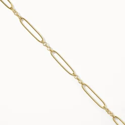 Hot Wire Paperclip Chain Bracelet in Gold 18k Fine Gold Plated | Bracelets & Bangles