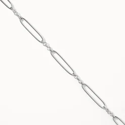 Discount Wire Paperclip Chain Necklace in Silver 925 Sterling Silver | Necklaces & Pendants